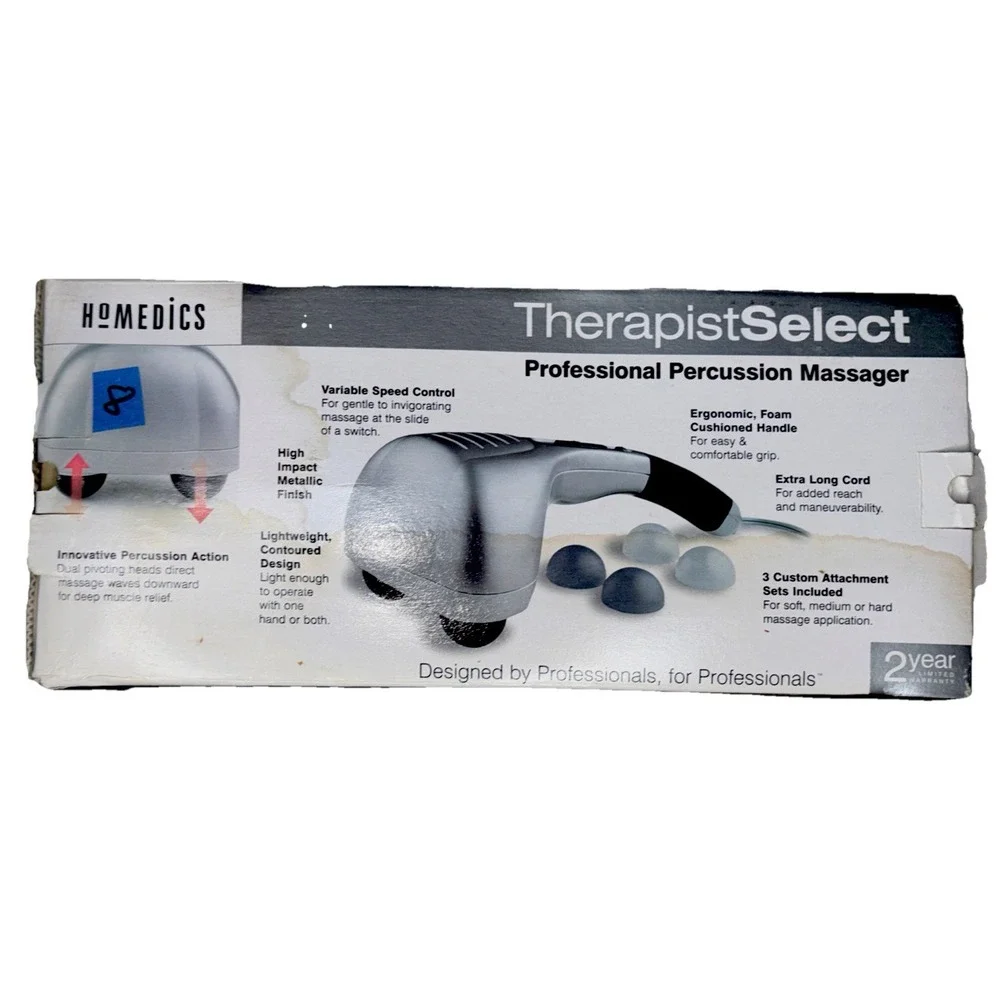 HoMedics PA-1 Professional Percussion Massager‎ Deep Tissue Back Muscle Relief